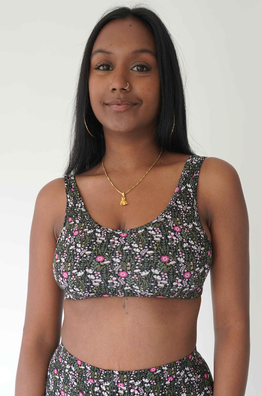 Bralette basic - Fleuri