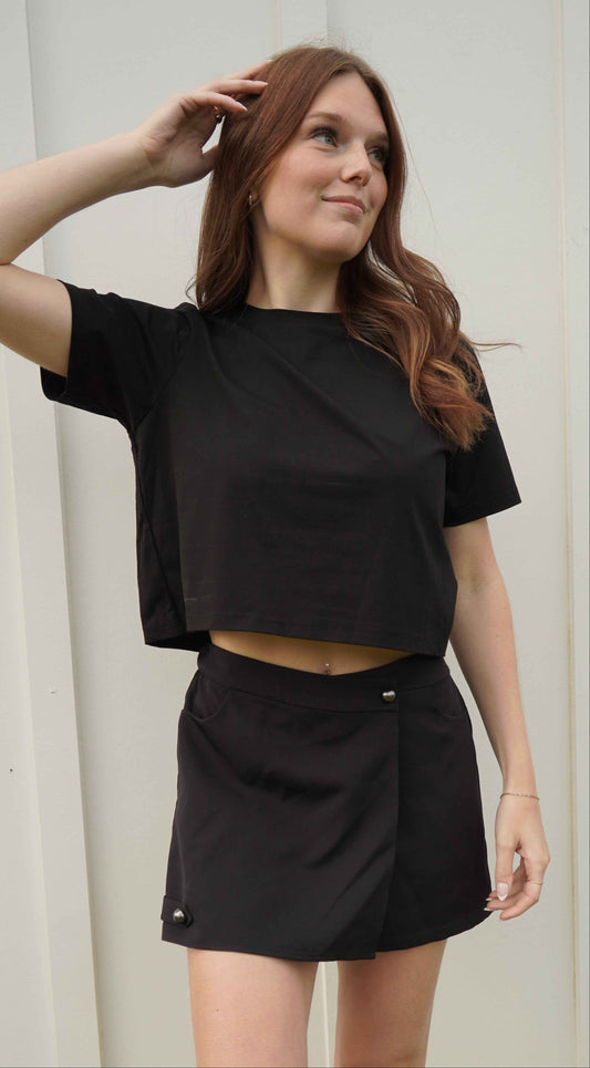 Crop top - Noir