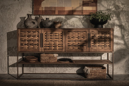 Karma Pure High Sideboard with 4 Doors and 1 Open Shelf | dBodhi