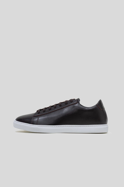 Dark Brown Calfskin Città Sneaker