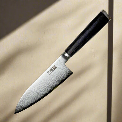 Miyako SUS 165mm Deba-Messer Rechtshänder | 33 Lagen Damastklinge – Hergestellt in Japan