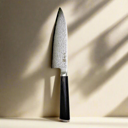 Miyako SUS 165mm Deba-Messer Rechtshänder | 33 Lagen Damastklinge – Hergestellt in Japan