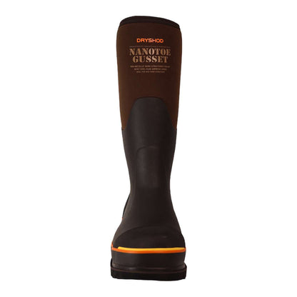 Dryshod Unisex Nanotoe Gusset CSA Brown/Orange