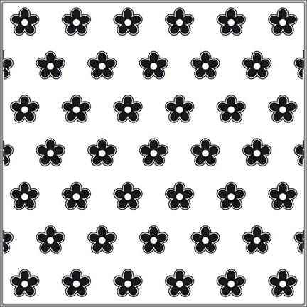 Embossing Folder - Flower background square