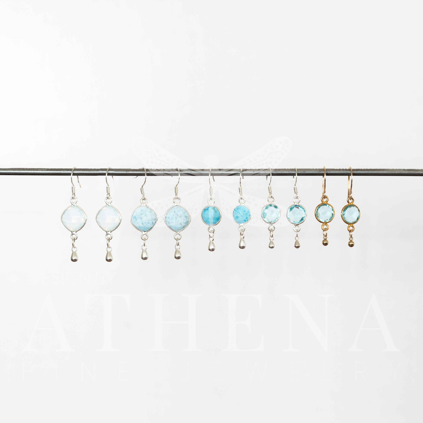 Opalite Earrings in Sterling Silver – Effortless Elegance for the Modern Woman