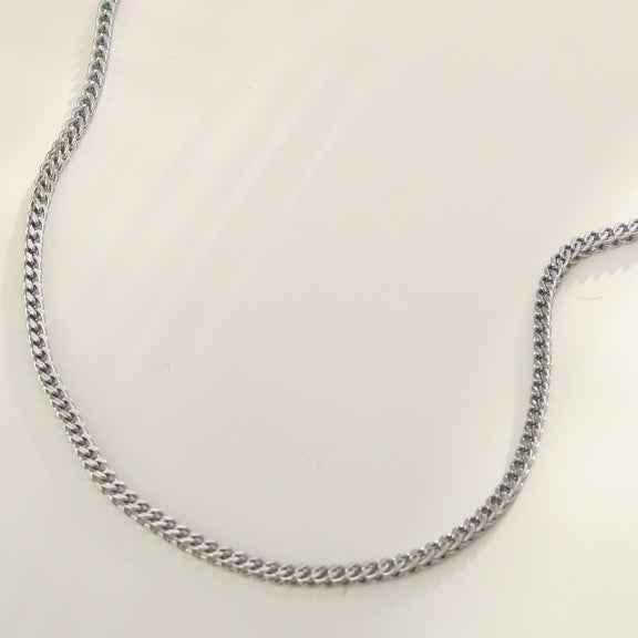 FARAH 24": Cuban Link Silver Chain Necklace