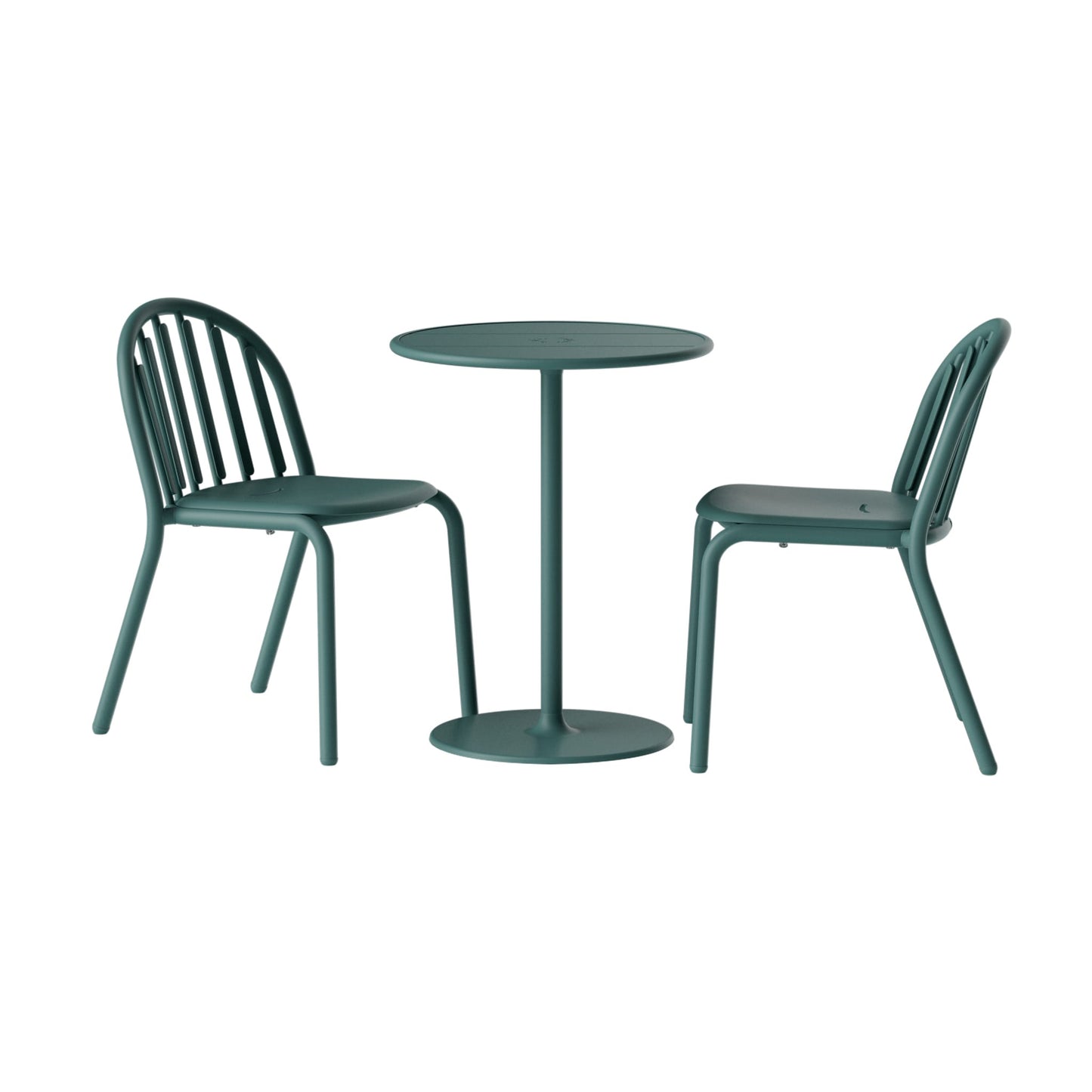 Fred's Bistro-Set<br> 1 runder Tisch + 2 Stühle