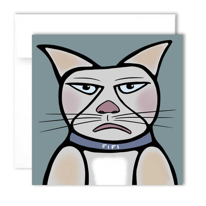 Greeting Card - Fifi the Cat