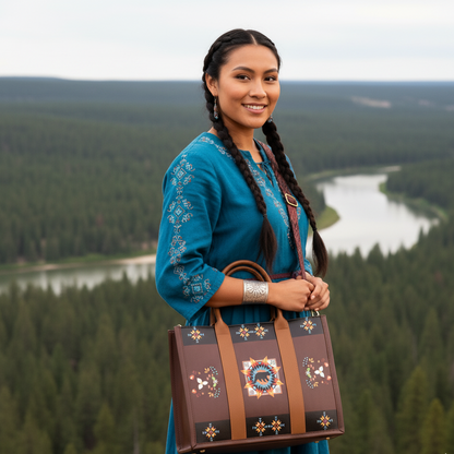 OLDTRIBES™ Yana Earth Brown Carryall