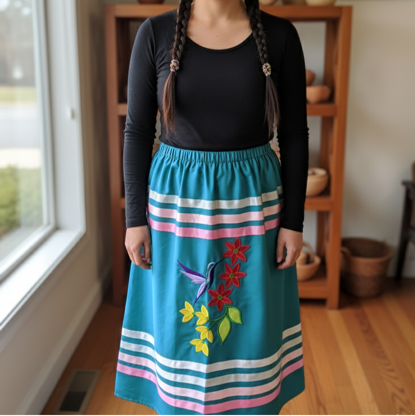 OLDTRIBES™ Dancing Hummingbird Ribbon Skirt