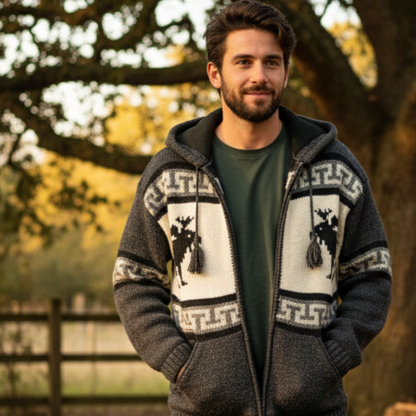 OLDTRIBES™ Sovereign Moose Wool Jacket