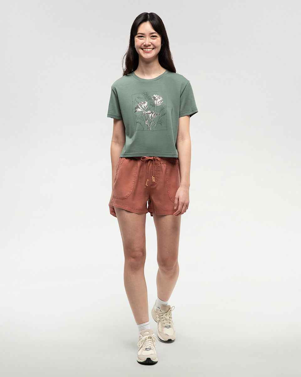 Floral Crop T-Shirt