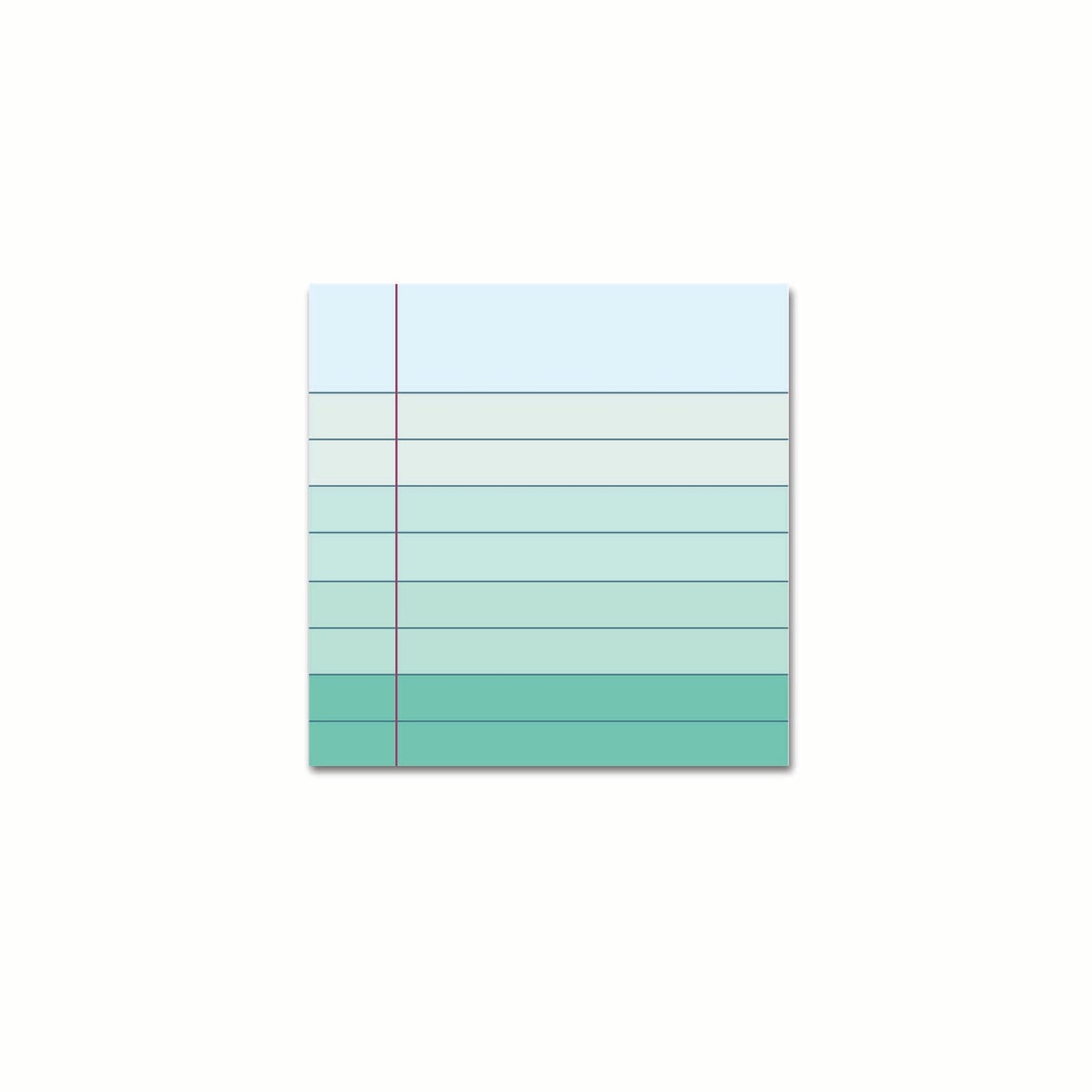 Ocean Teal Sticky Notes