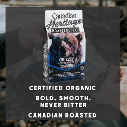 "Grizzly" Organic Coffee - Canadian Heritage Roasting Co.