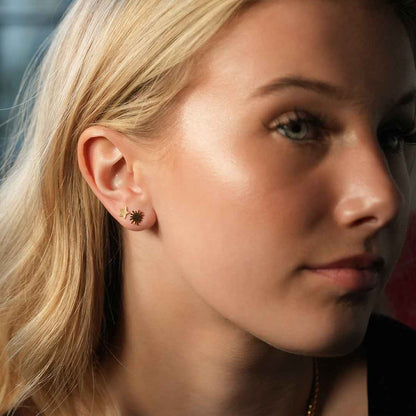 HEAVENLY 2-Pair Stud Earrings Set
