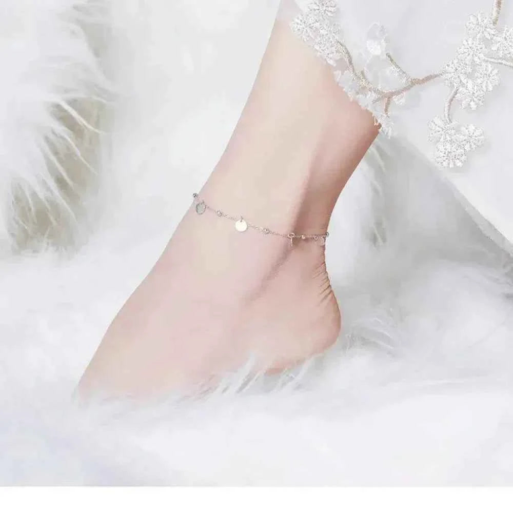 The Modern Geometric 925 Sterling Silver Anklet