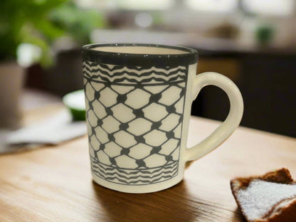 Kaffee- und Teetasse, handgemachte Keramik aus Palästina