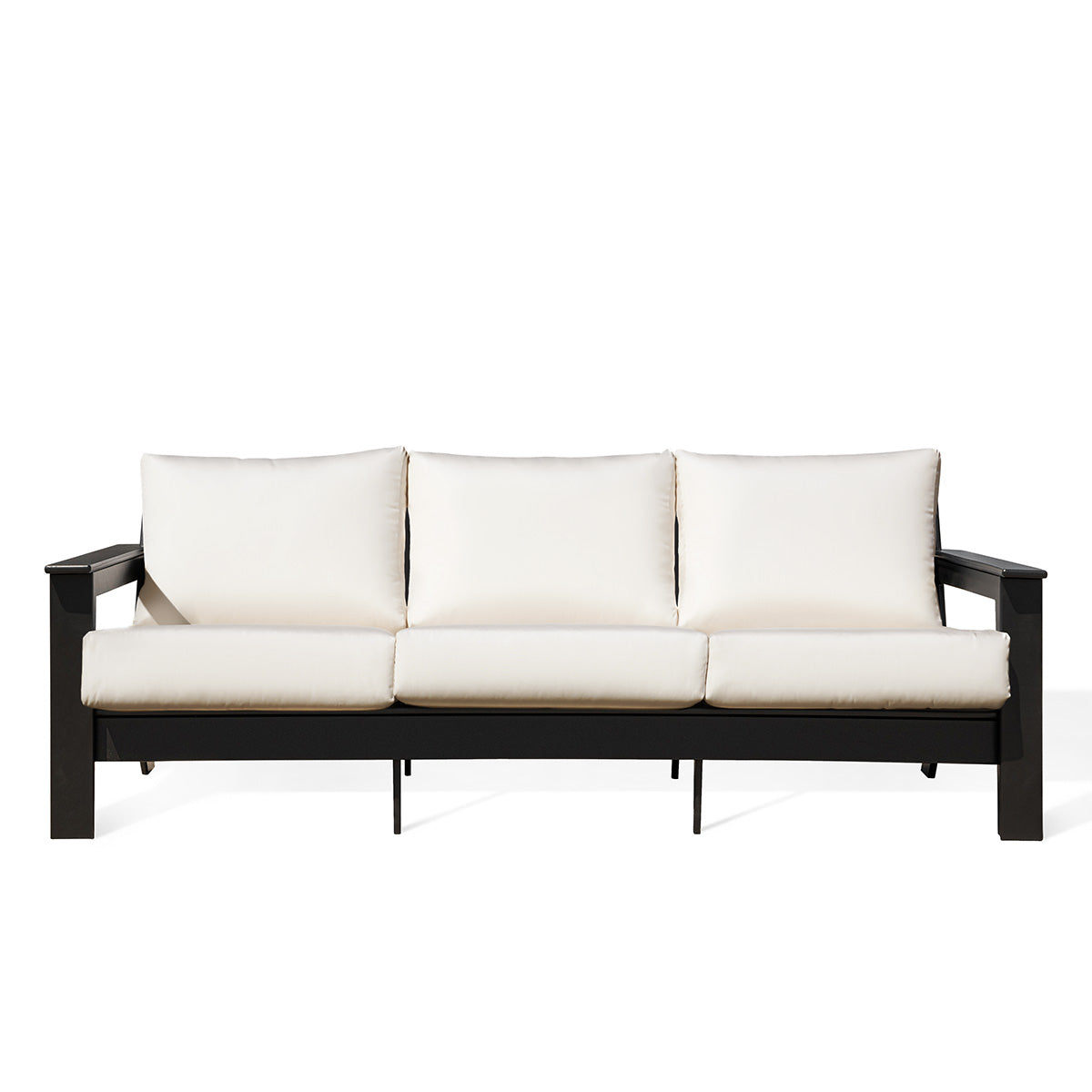 Hickory Polymer Outdoor Sofa with Sunbrella® Cushions - AURABAGS SHOP