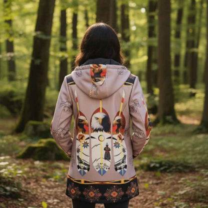 Soft purple Eagle 3/4-Length Coat