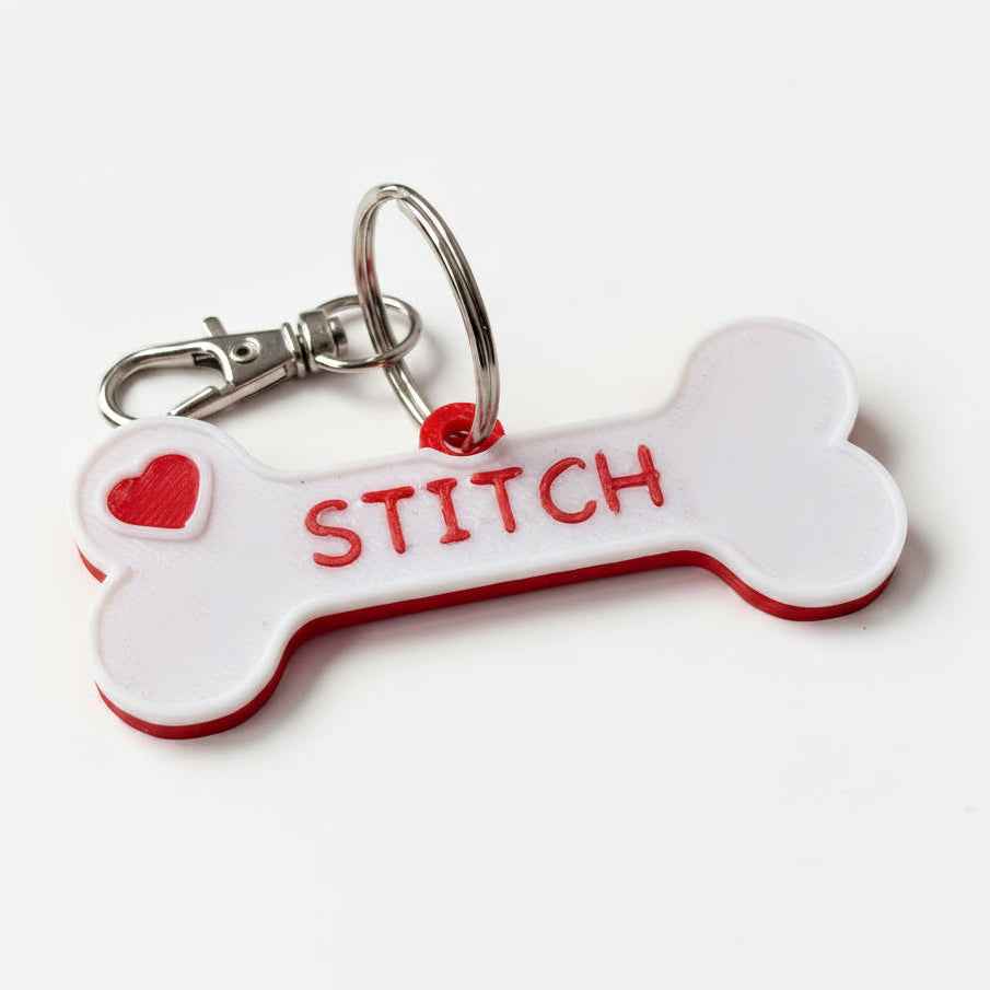 Personalized Pet ID Tag with Swivel Hook
