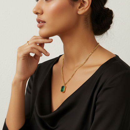 Diamond Bar Pendant