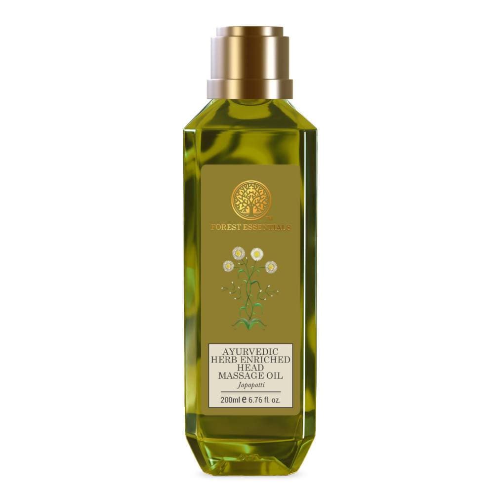 Forest Essentials Ayurvedic Herb Enriched Head Massage Oil Japapatti