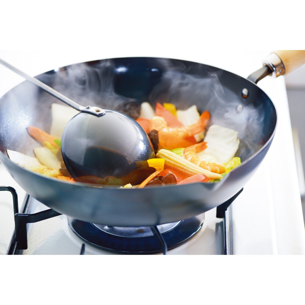 Chinesische Metallkelle – Yoshikawa Cook-Pal Japanische Wok-Kelle