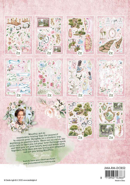 JMA Die Cut Block Paper Elements Romantic Moments 148x210x5mm 20 SH nr.52