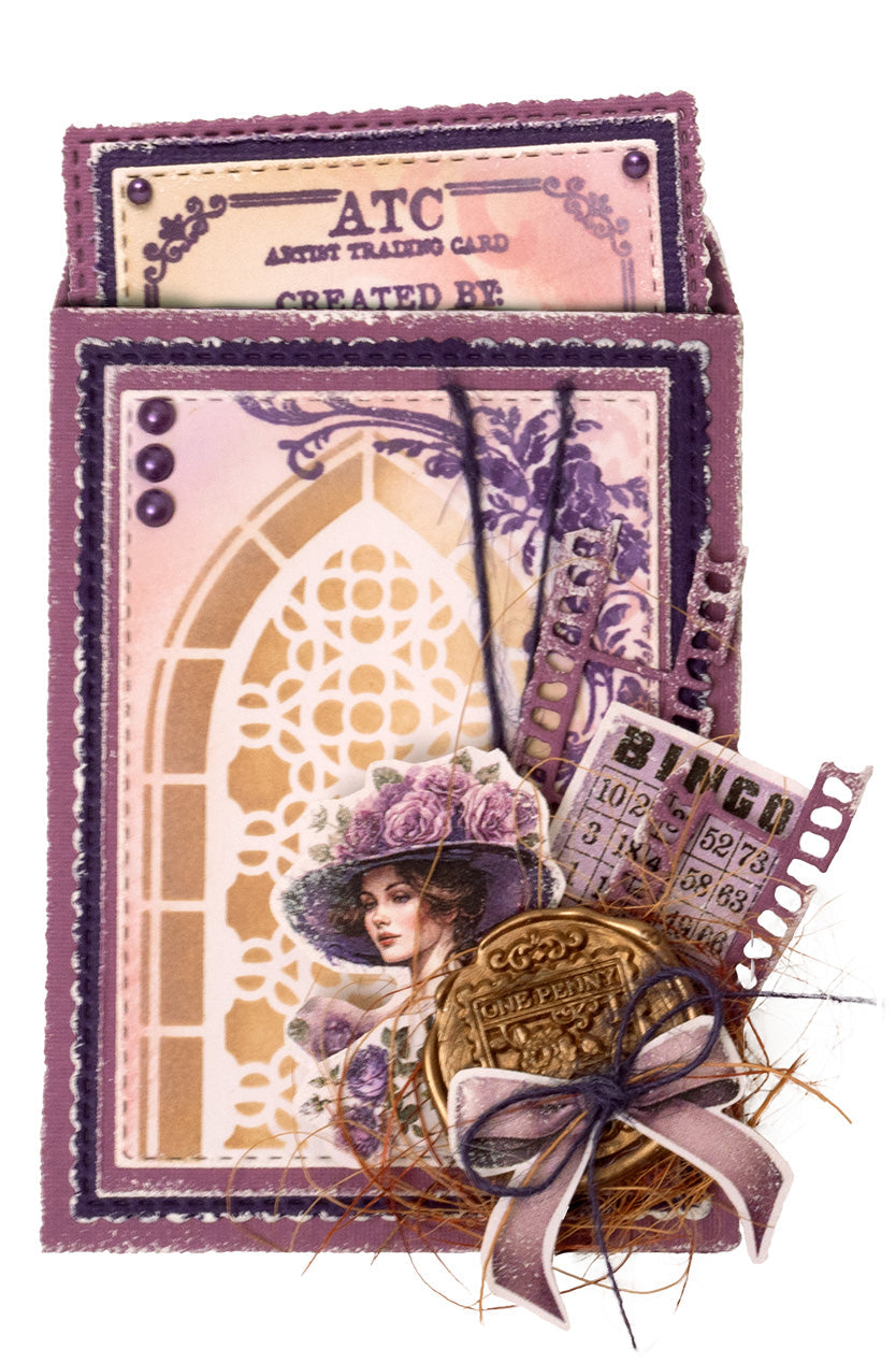 JMA Mask Victorian ATC Backgrounds Victorian Dreams 4 PC