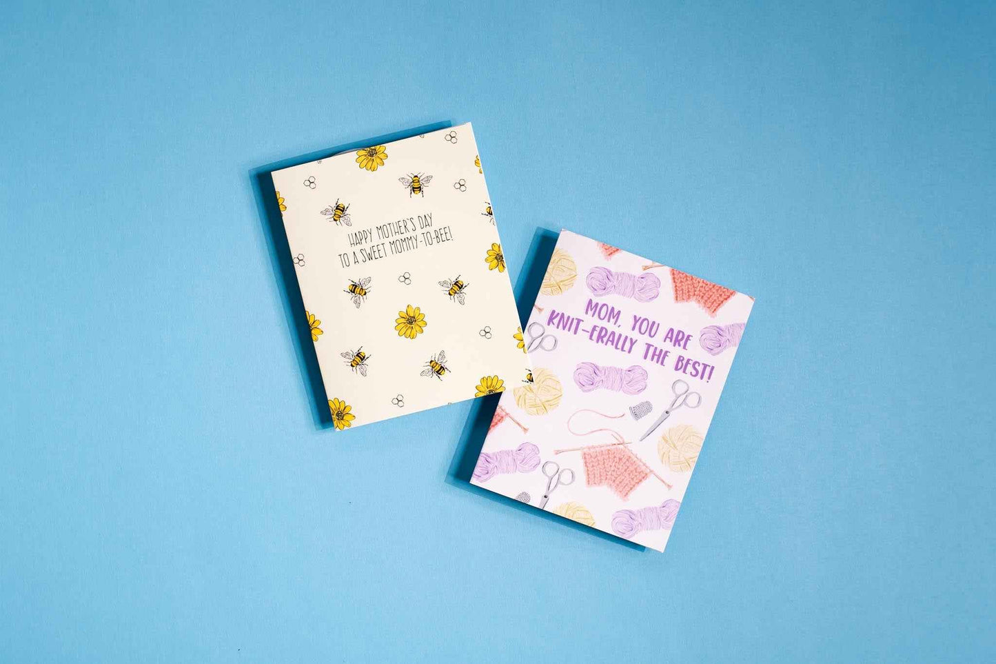Mom, You Are Knit-Erally The Best! - Greeting Card