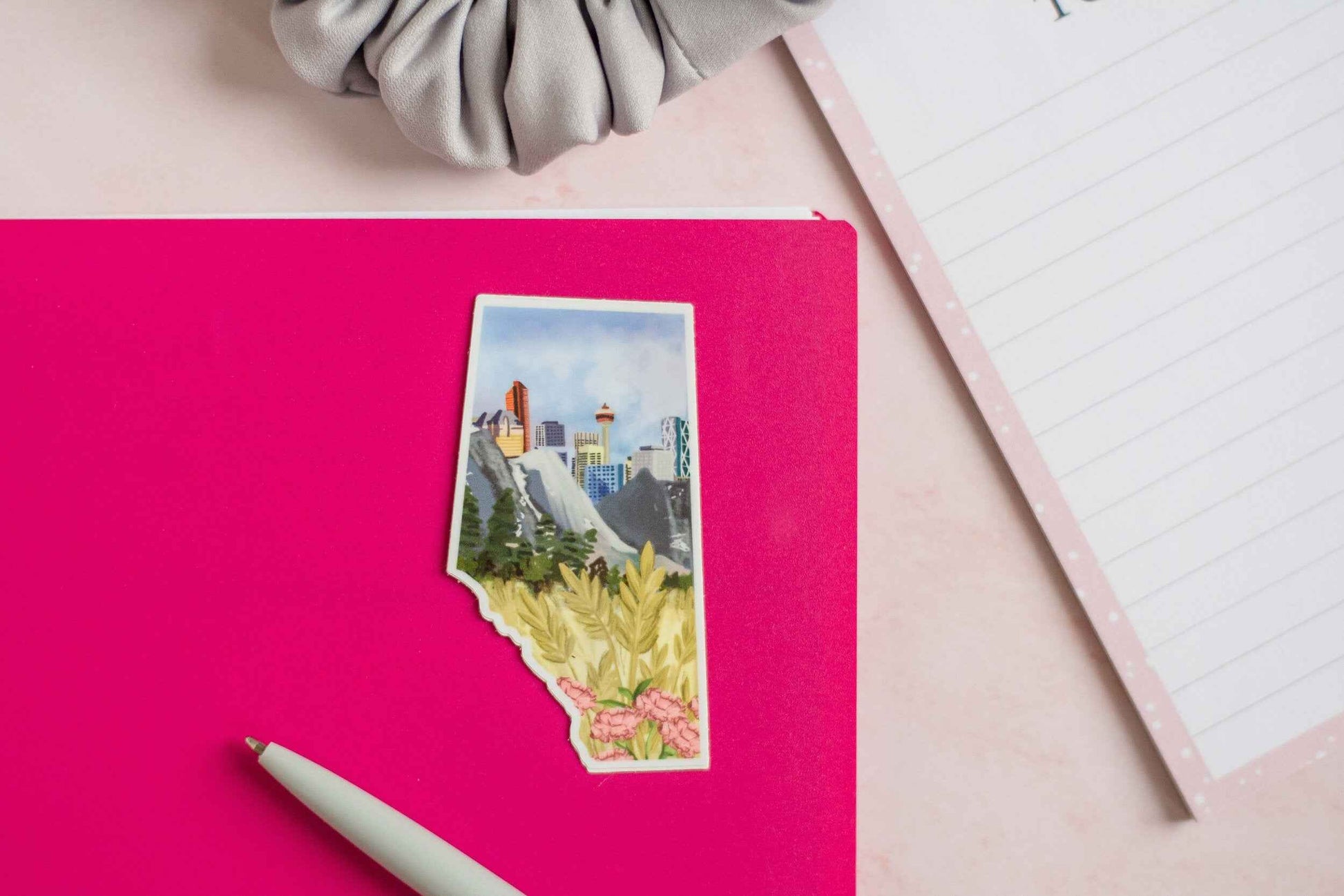 Calgary Skyline Alberta Matte Sticker