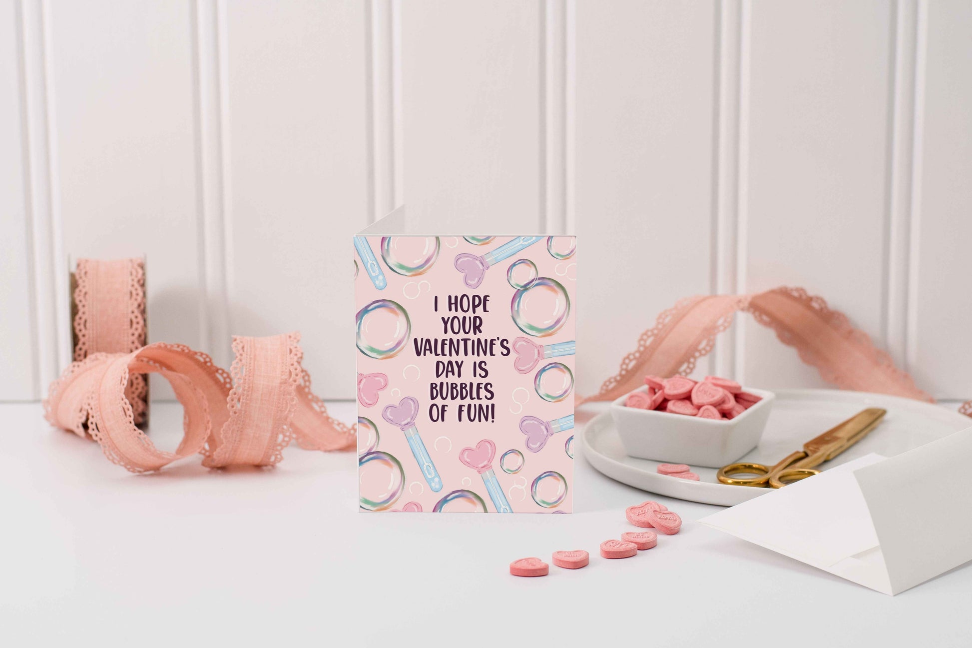 I Hope Your Valentine's Day  Is Bubbles Of Fun!- Greeting Card