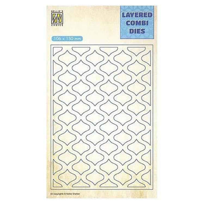 Nellie's Choice Layered Combi Dies Eastern Oval Layer A