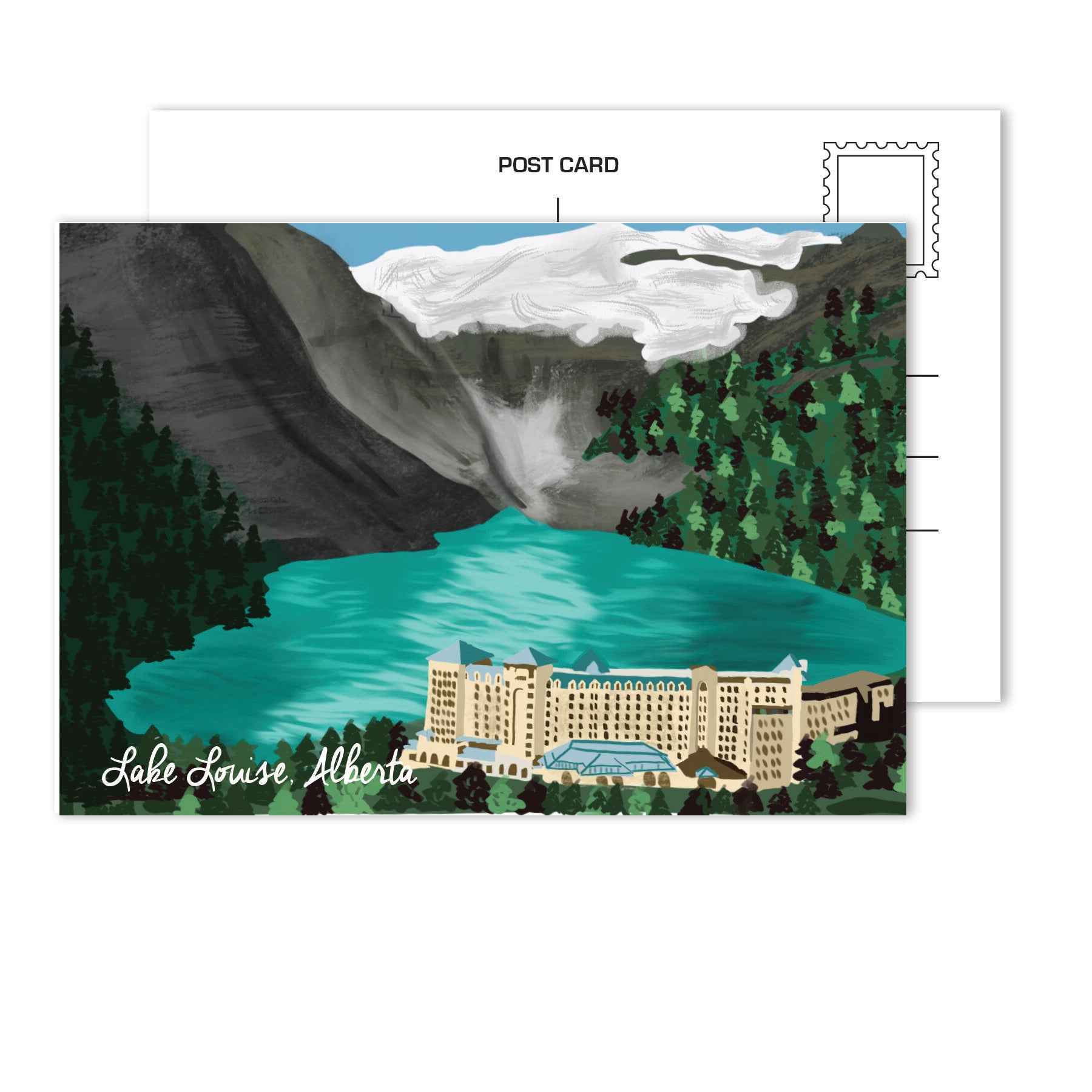 Lake Louise, Alberta Postcard