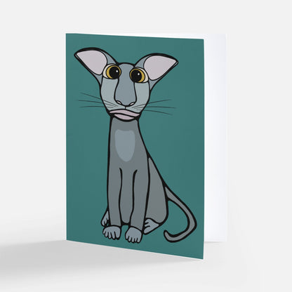 Glückwunschkarte - Kater Loki