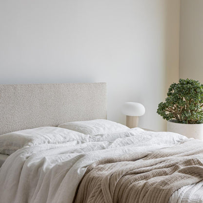 Luna Tool Free Upholstered Queen Bed - Beige