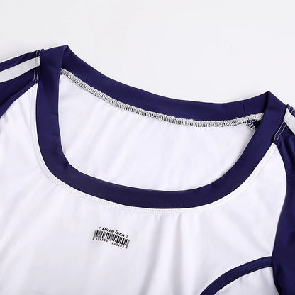Anime Style 3-Piece Short Gymnastics Uniform Volleyball Sports Activewear