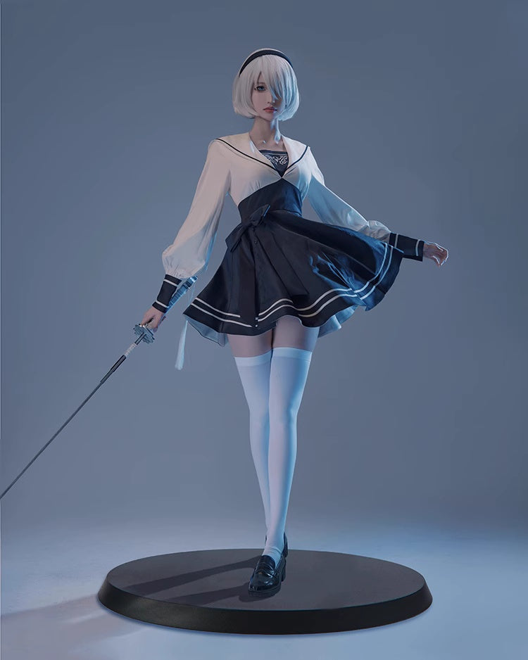 Anime Cosplay Dress Halloween Costume Set Anime Sailor Style Costume