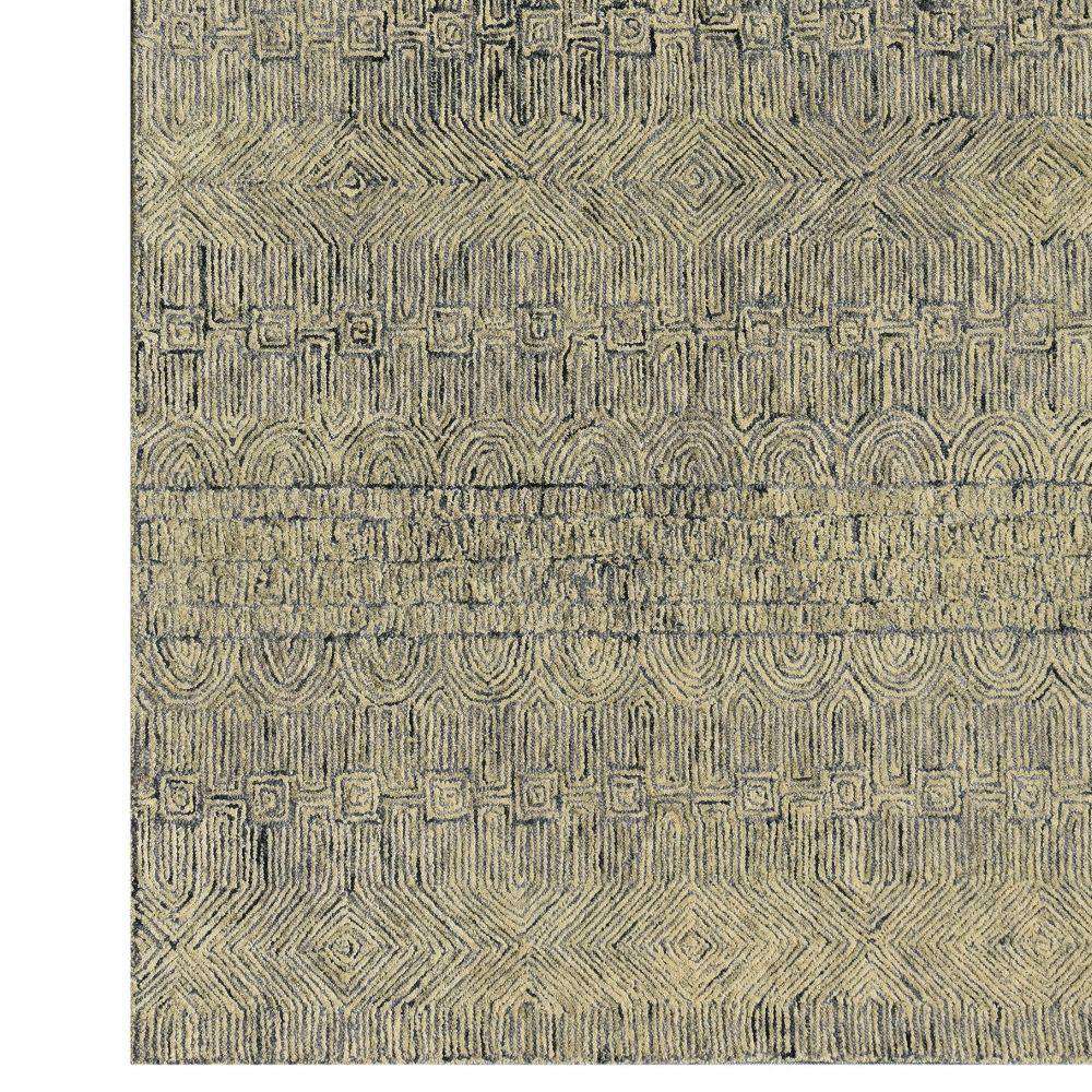 Ocean Gewebter Wollteppich 6X9