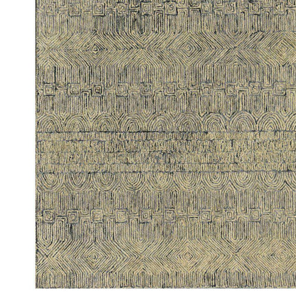 Ocean Gewebter Wollteppich 6X9