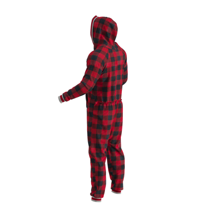 Pook Onesie - Red (Adult Unisex)