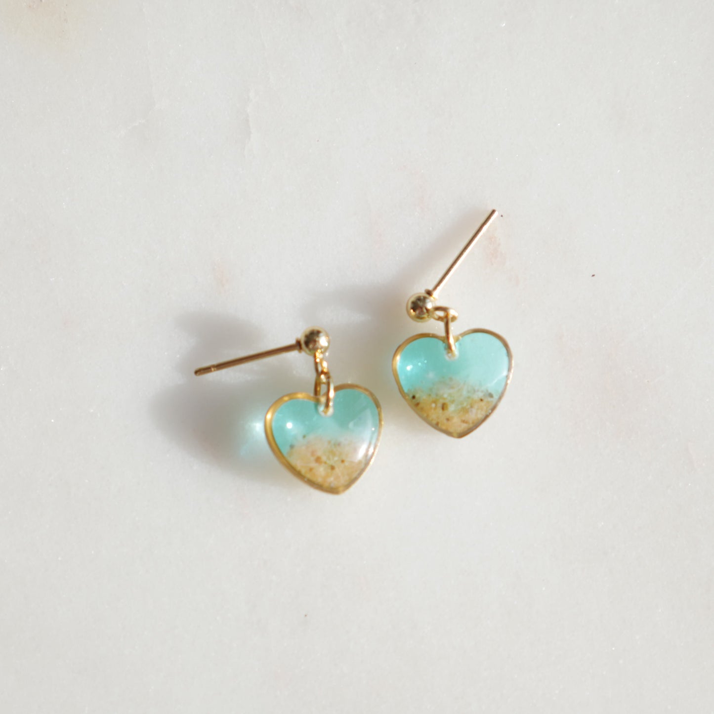 Boucles d'oreilles Tulum - coeur