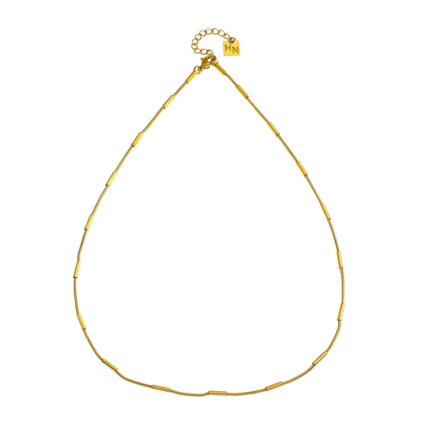 CYRILLIA Tubular Beaded Chain Necklace