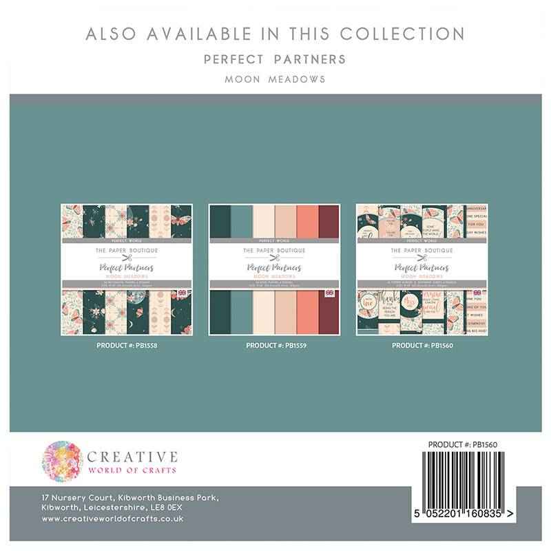 The Paper Boutique Perfect Partners - Moon Meadows 8x8 Toppers