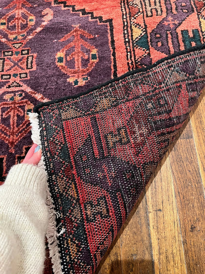 Persischer Vintage-Läufer | 9’9” x 3’5”