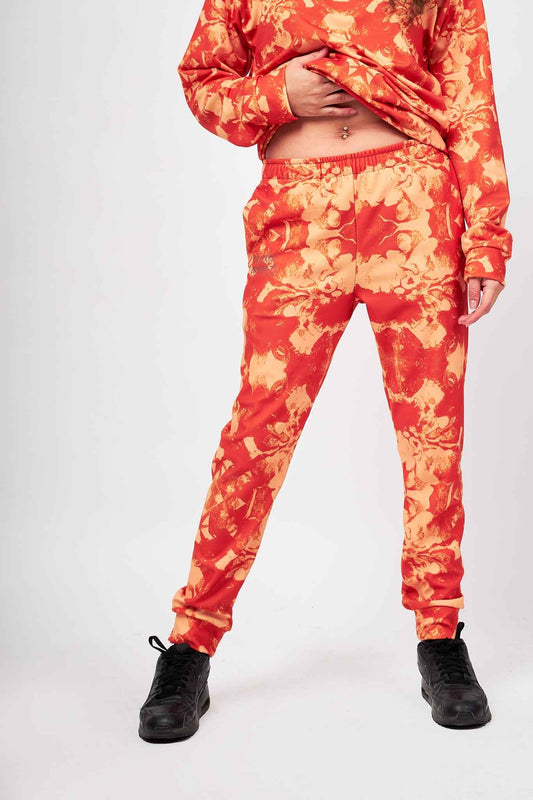 Burnt Orange Women's Premium Recycled Fleece Joggers