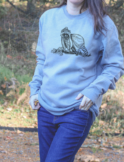 RACCOON- Unisex Eco Crewneck Sweatshirt