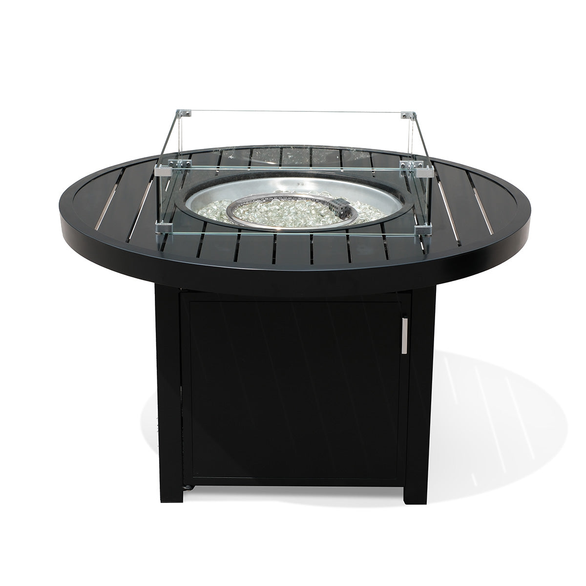 Aluminum Propane 48" Rectangle Outdoor Fire Pit Table - AURABAGS SHOP