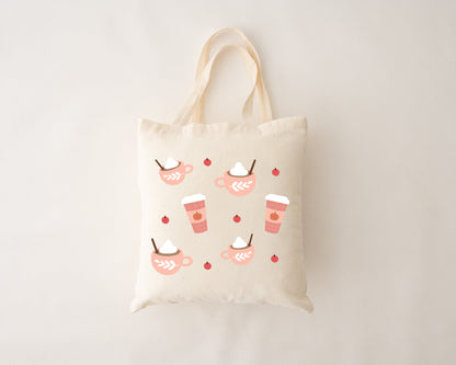Wiederverwendbare Tasche – Kürbisgewürz-Latte