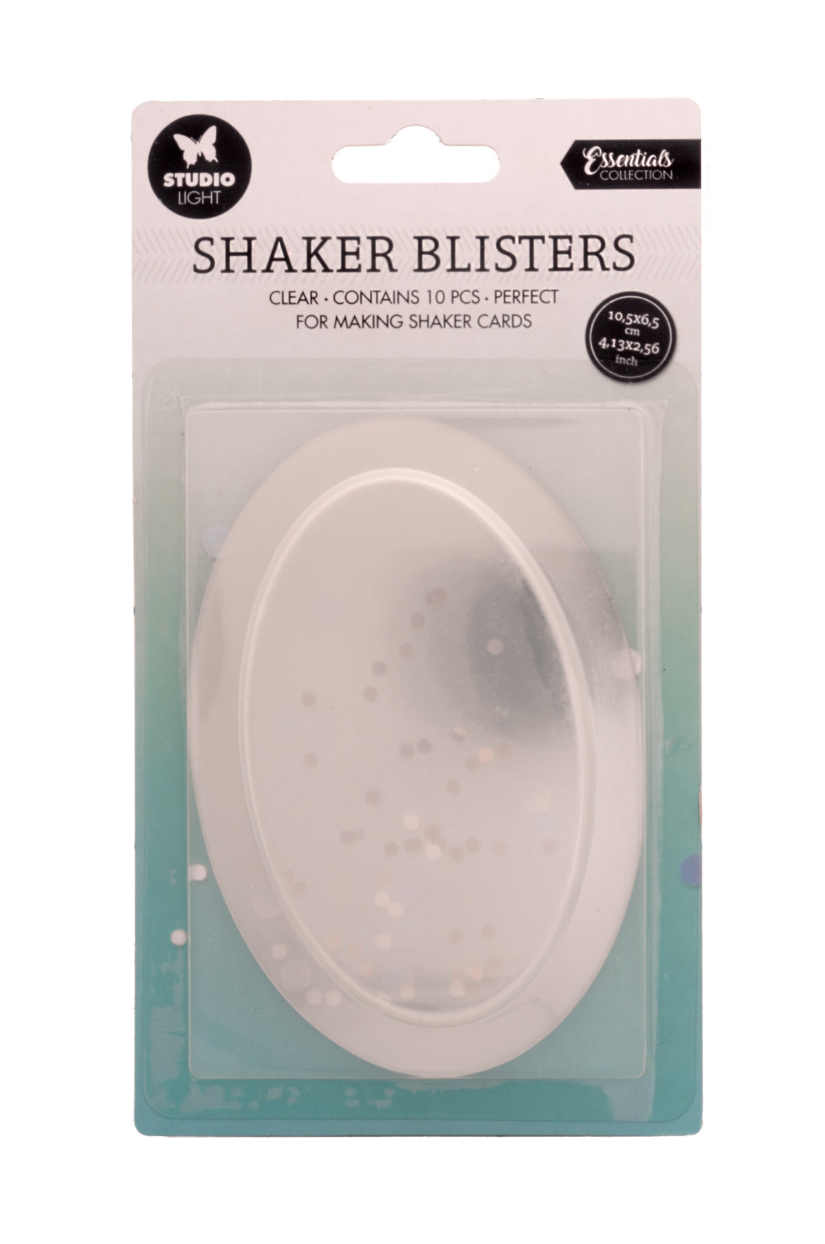SL Shaker Window Blister Oval Essentials 105x65x5mm 10 PC nr.03